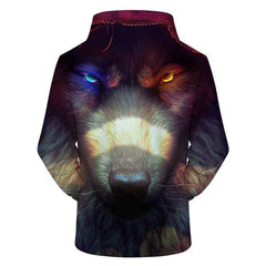 Angry Wolf Hoodie | Wolf-Horde