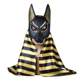 Anubis Wolf Mask: symbol of divinity | Wolf-Horde-Mask + scarf-
