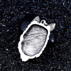 Carved Wolf Head Pendant | Wolf-Horde-Beaded Chain-