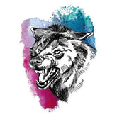 Ferocious Wolf Tattoo | Wolf-Horde-Aggressive-