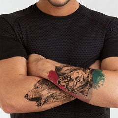 Ferocious Wolf Tattoo | Wolf-Horde-Aggressive-