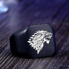 Game Of Thrones Wolf Ring | Wolf-Horde-54 mm-