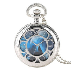 Gousset watch wolf lunar cries | Wolf-Horde-