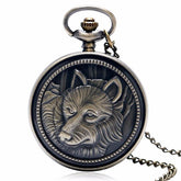 Gusset watch with wolf's head | Wolf-Horde-