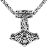 Hammer Wolf Necklace | Wolf-Horde-Silver-