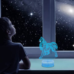 Howling Wolf Lamp | Wolf-Horde 16 changing colors