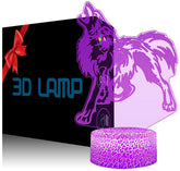 Howling Wolf Lamp | Wolf-Horde 16 changing colors