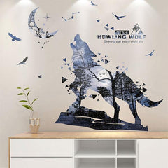 Howling Wolf Sticker | Wolf-Horde-wolf howling-