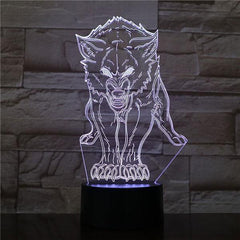 LED Wolf Lamp | Wolf-Horde-wild wolf-