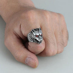 Punk Rock Ring Wolf | Wolf-Horde-57mm-