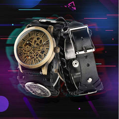 Punk watch: elegant style | Wolf-Horde-Black-