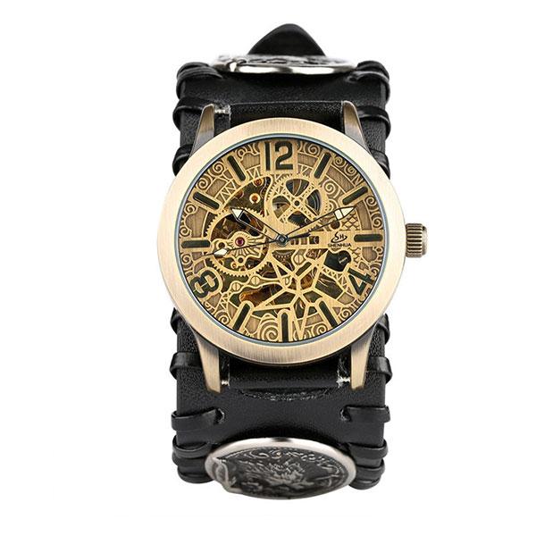 Punk watch: elegant style | Wolf-Horde-Black-