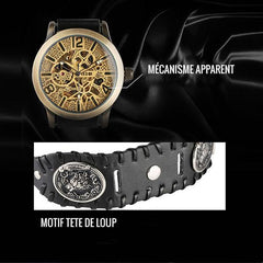 Punk watch: elegant style | Wolf-Horde-Black-