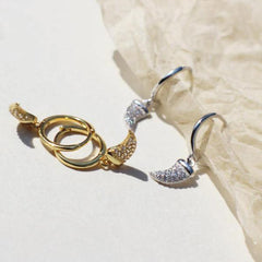 Silver Wolf Earrings | Wolf-Horde-1 silver pair-