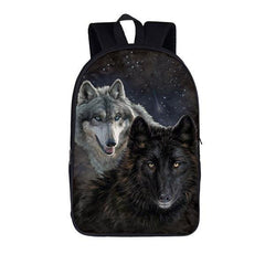 The 3d Wolf Backpack: a pleasant design | Wolf-Horde Black