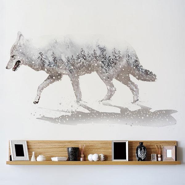 White Wolf Sticker | Wolf-Horde-wolf Stickers-