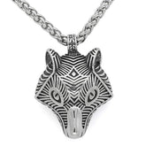 Wolf Amulet Necklace | Wolf-Horde-Silver-