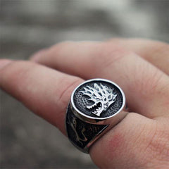 Wolf Biker Ring | Wolf-Horde-57mm-