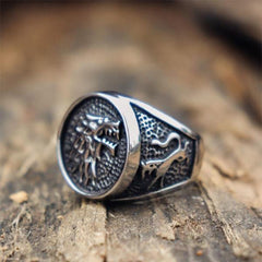 Wolf Biker Ring | Wolf-Horde-57mm-