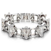 Wolf Head Bracelet | Wolf-Horde-Wolf-