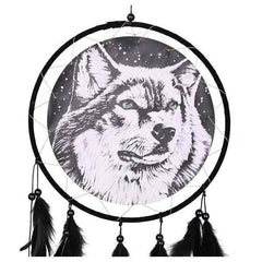 Wolf Head Dream Catcher | Wolf-Horde-
