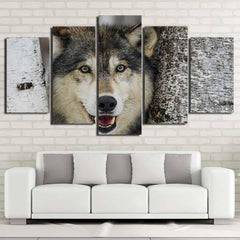 Wolf Head Painting | Wolf-Horde-Small-