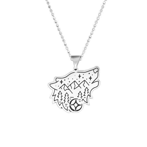 Wolf Necklace Woman | Wolf-Horde-Silver-