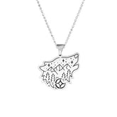 Wolf Necklace Woman | Wolf-Horde-Silver-