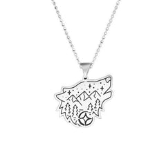 Wolf Necklace Woman | Wolf-Horde-Silver-