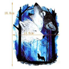 Wolf Tattoo Forest | Wolf-Horde-