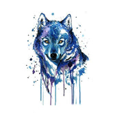 Wolf Tattoo Watercolor | Wolf-Horde-
