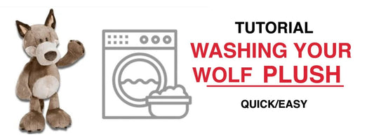 TUTORIAL : WASH YOUR WOLF PLUSH