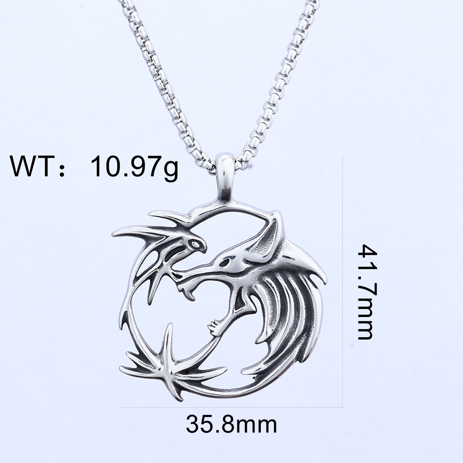 NECKLACE WOLF THE WITCHER