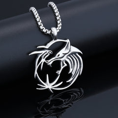 NECKLACE WOLF THE WITCHER