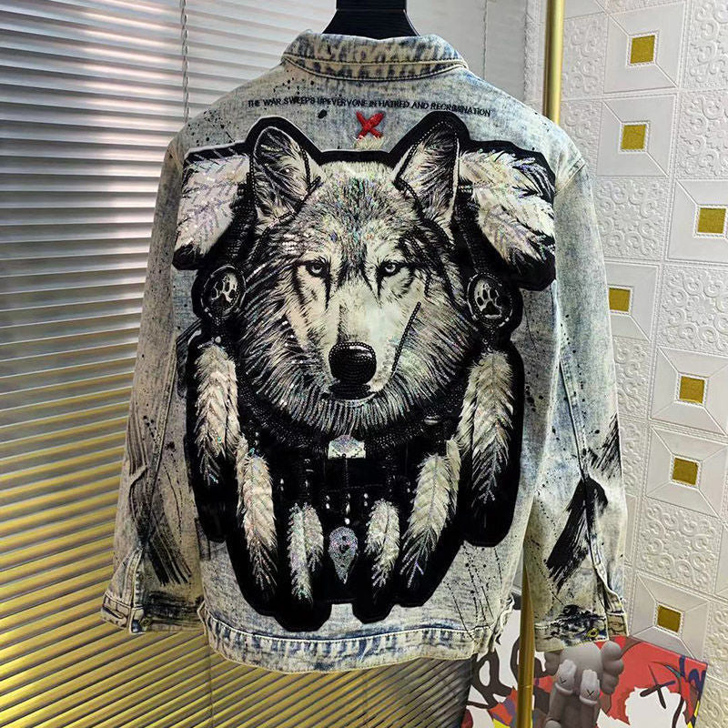 DENIM WOLF JACKET