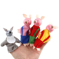 3 Little Pigs And Wolf Puppets | Wolf-Horde-Wolf and we will lie-