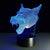 3d Illusion Lamp Wolf | Wolf-Horde-16 changing colors-