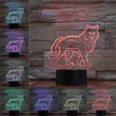 3D Lamp Wolf | Wolf-Horde-Predator-