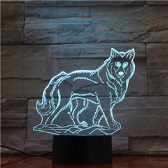 3D Lamp Wolf | Wolf-Horde-Predator-