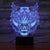 3d Light Lamp Wolf Face | Wolf-Horde-Wolf Effect mandala-