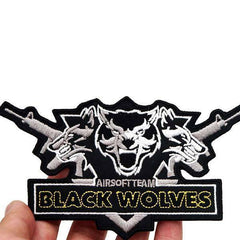 Airsoft Wolf Patch | Wolf-Horde-Black Wolves-