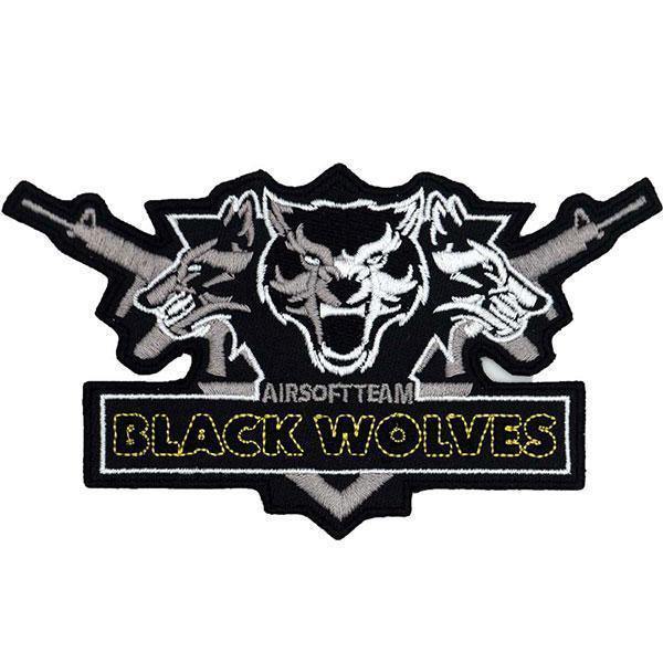 Airsoft Wolf Patch | Wolf-Horde-Black Wolves-