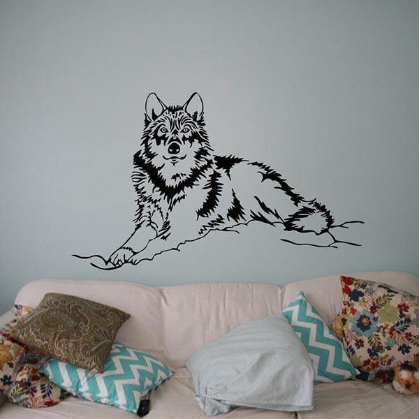 Alaska Wolf Sticker | Wolf-Horde-57x35cm-