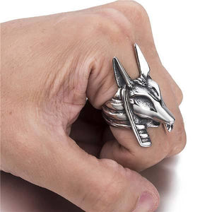 Anubis Guardian Of The Dead Ring | Wolf-Horde-54 mm-