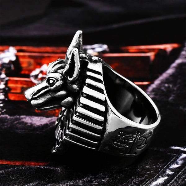 Anubis Head Ring | Wolf-Horde-54mm-