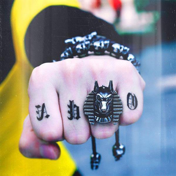 Anubis Head Ring | Wolf-Horde-54mm-