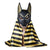 Anubis Wolf Mask: symbol of divinity | Wolf-Horde-Mask + scarf-