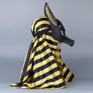 Anubis Wolf Mask: symbol of divinity | Wolf-Horde-Mask + scarf-