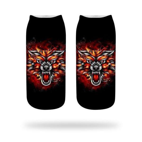 Bad Wolf Socks | Wolf-Horde-diabolic wolf-