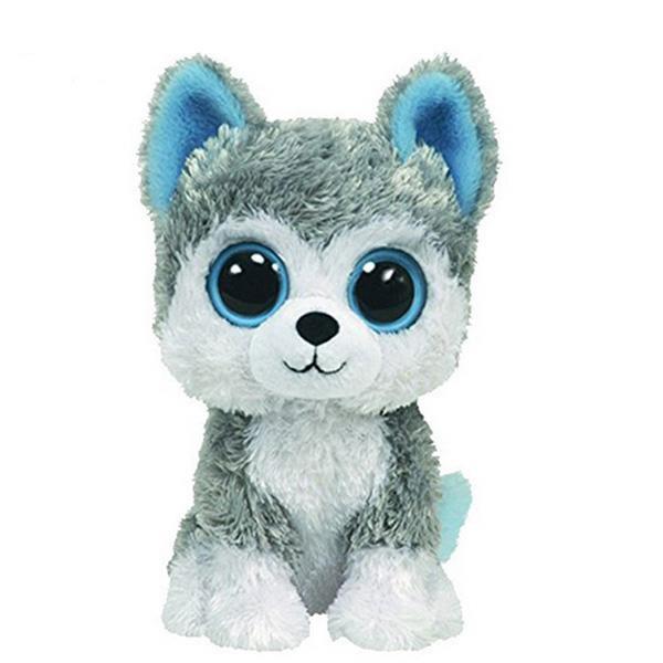 Big Eyes Wolf Plush A Cute Cuddly Toy